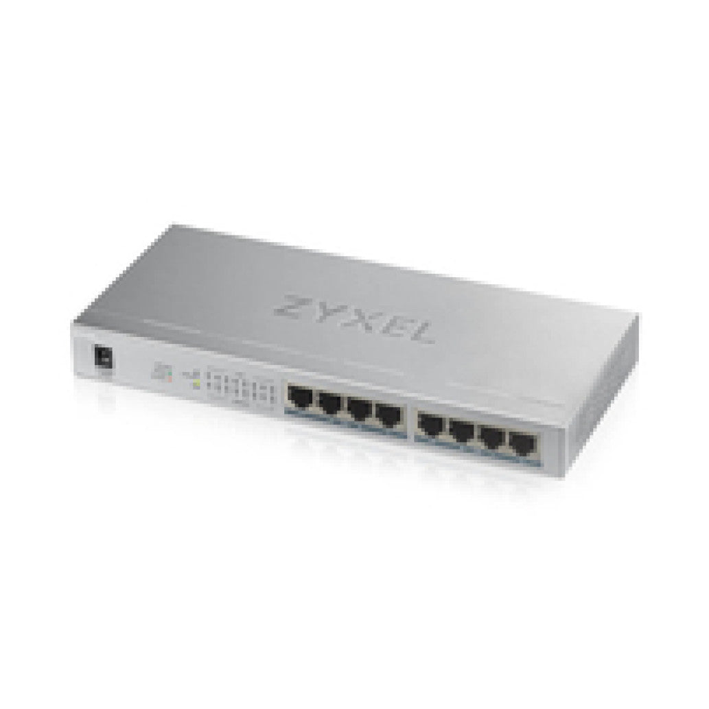 STIKALO 8-PORT ZyXEL 100/1000 PoE+ (GS1008HP-EU0101F)