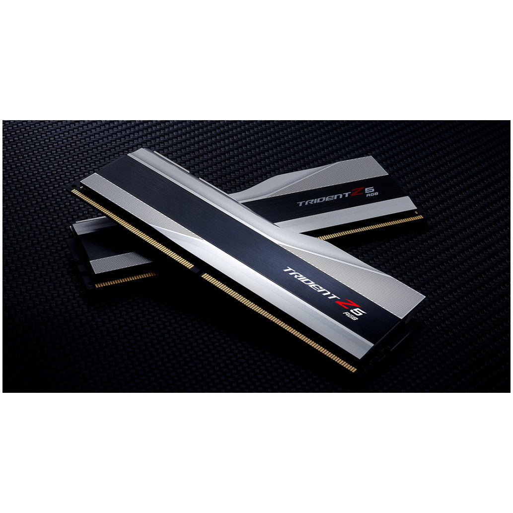 DDR5 32GB 6000MHz CL36 KIT (2x16GB) G.Skill RGB Trident Z 1,35V Gaming srebrna (F5-6000J3636F16GX2-TZ5RS)