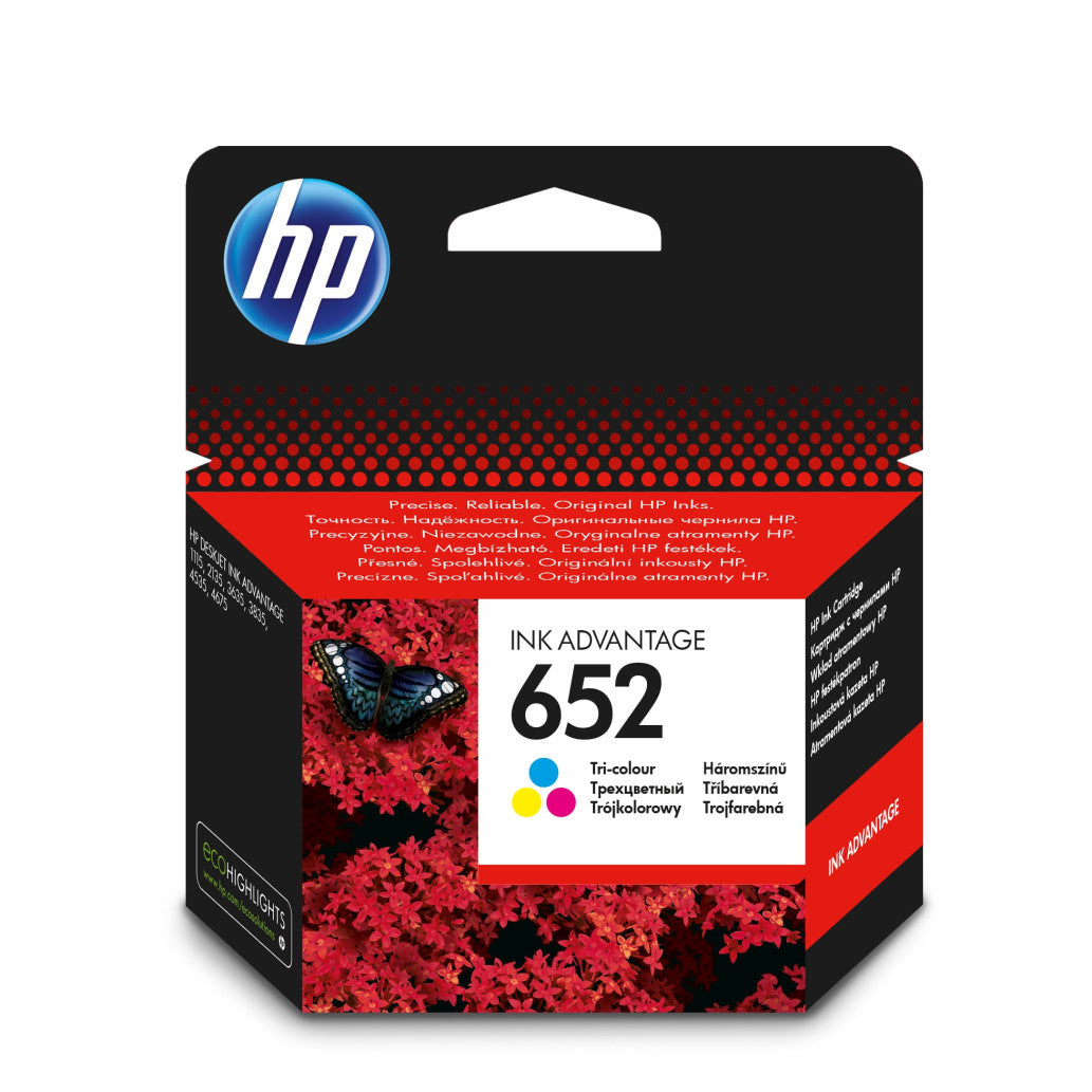KART HP 652 BARVNA za Deskjet IA 1115,2135,3635,3835,4535 (F6V24AE)