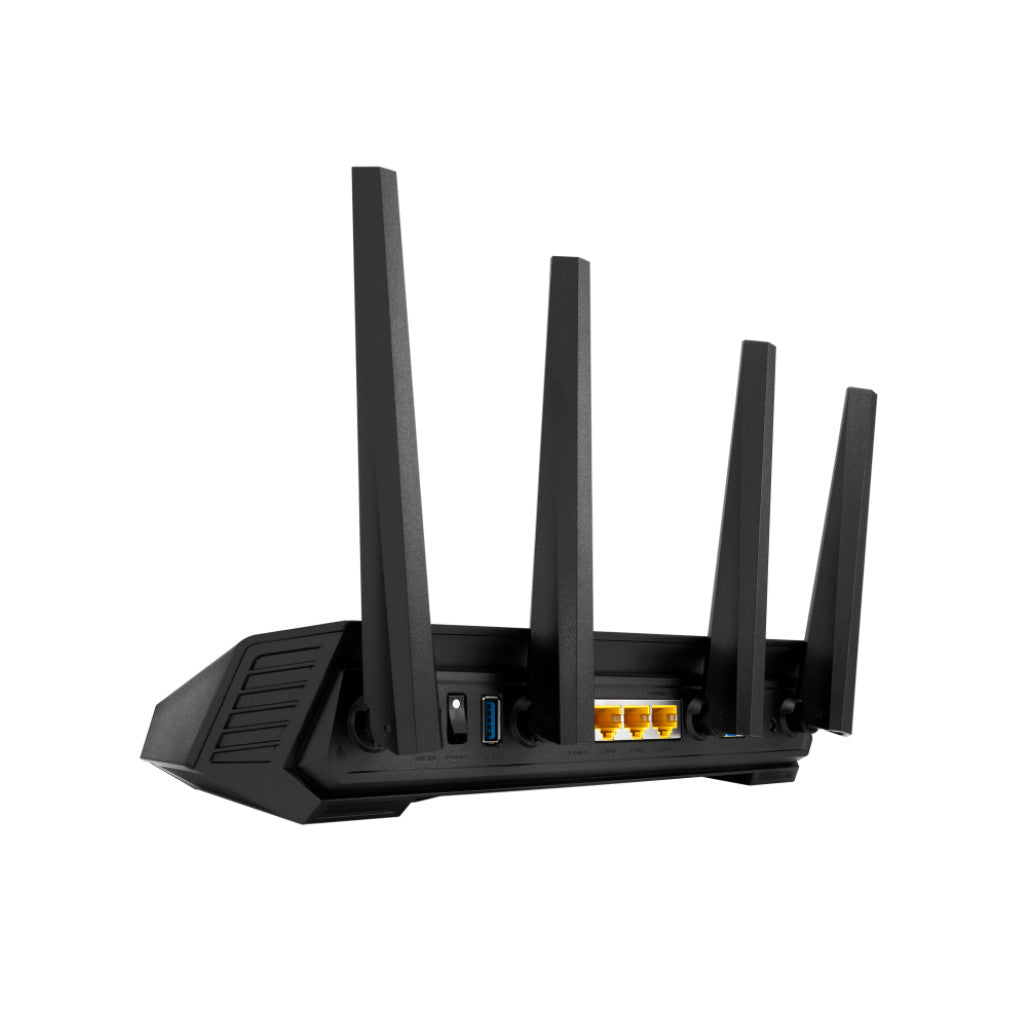 Usmerjevalnik brezžični Asus ROG Strix GS-AX5400 WiFi6 802.11ax AX5400 4804Mbit/s dualband MESH MU-MIMO OFDMA 4xLAN 4x antena (90IG06L0-MO3R10)