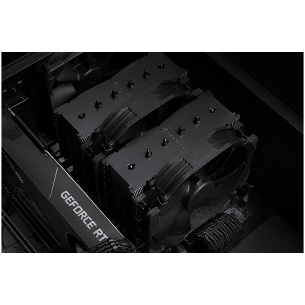 Zračni hladilnik Noctua NH-D15 Chromax Black - 24,6 dB 160mm črna (NH-D15 CH.BK)