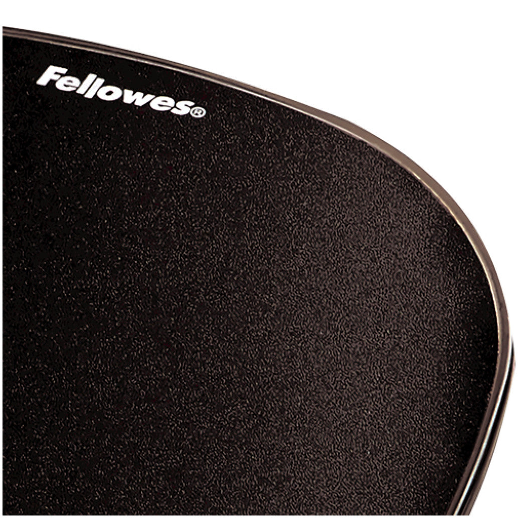Podloga za miško z gelom ergonomska Fellowes Crystal™  črna