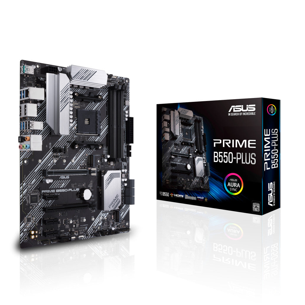 Osnovna plošča AM4 Asus PRIME B550-PLUS ATX 1xHDMI 2.1 1xDisplayPort 1.2