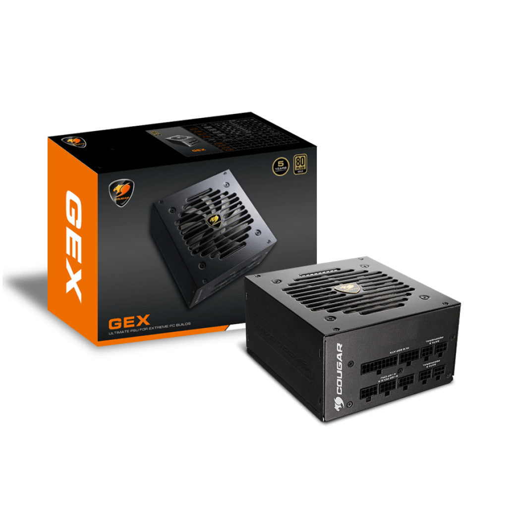 Napajalnik - 850W Cougar GEX 850 80Plus Gold 91% ATX 12V Modular 120mm črna (GEX850)