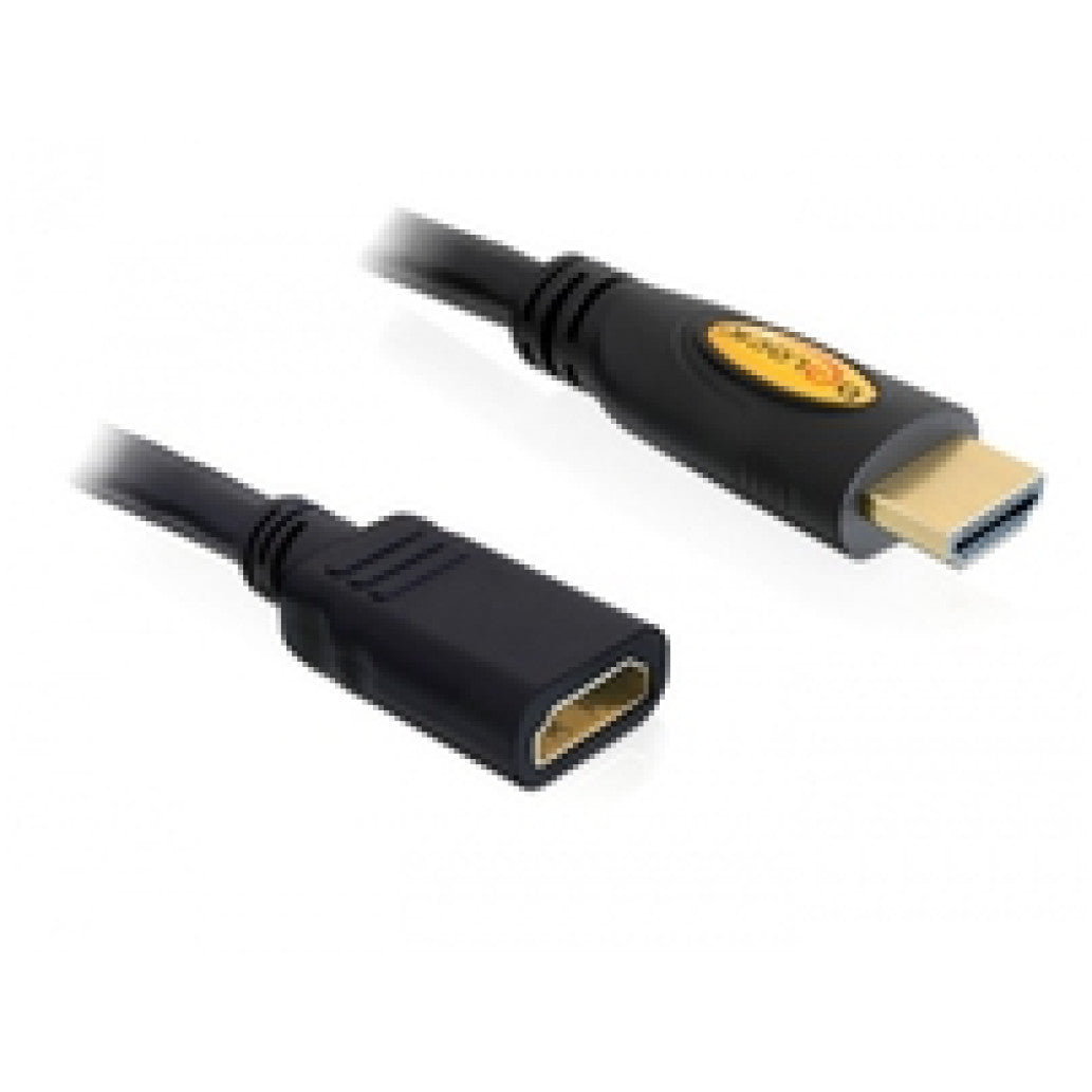 Kabel HDMI(m)=>HDMI(ž) 1,00m podaljšek Delock črn ETH (83079)