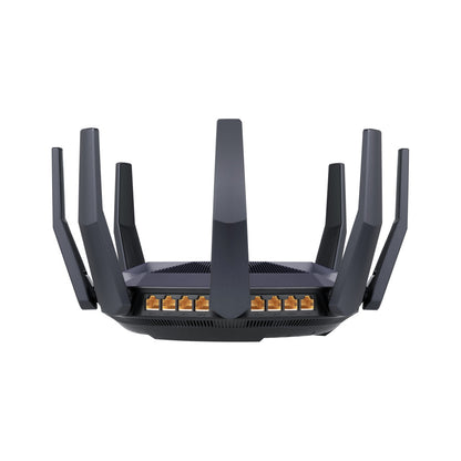 Usmerjevalnik brezžični Asus RT-AX89X WiFi6 802.11ax AX6000 4804Mbit/s MU-MIMO OFDMA MESH dualband 3G/4G USB dongle 8xLAN 1xLAN/WAN10GB 1xSFP+ (90IG04J1-BM3010)