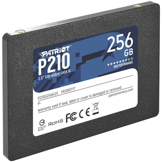 Disk SSD 8,9cm (3,5") SATA3 256GB Patriot P210 2,5" 500/400MB/s (P210S256G25)