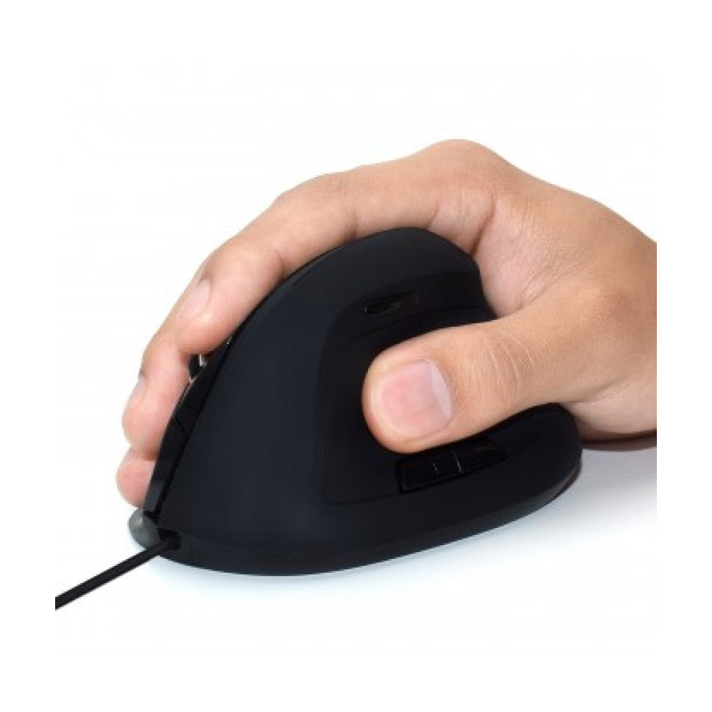 Miš Ewent USB optična Ergonomic Vertical 1800dpi črna (EW3157)