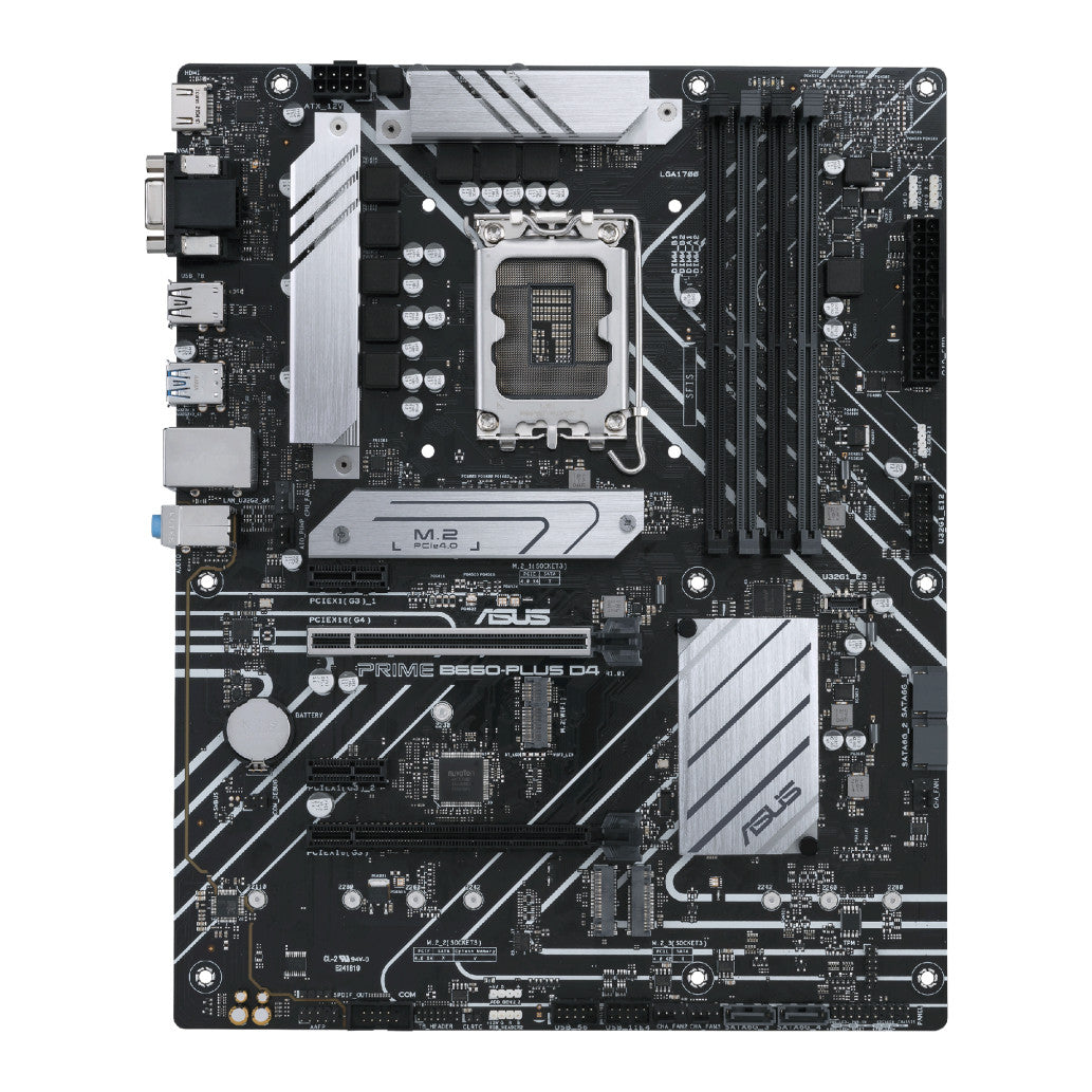 Osnovna plošča 1700 Asus PRIME B660-PLUS D4 ATX 1xVGA 1xHDMI 2.1 1xDisplayPort 1.4