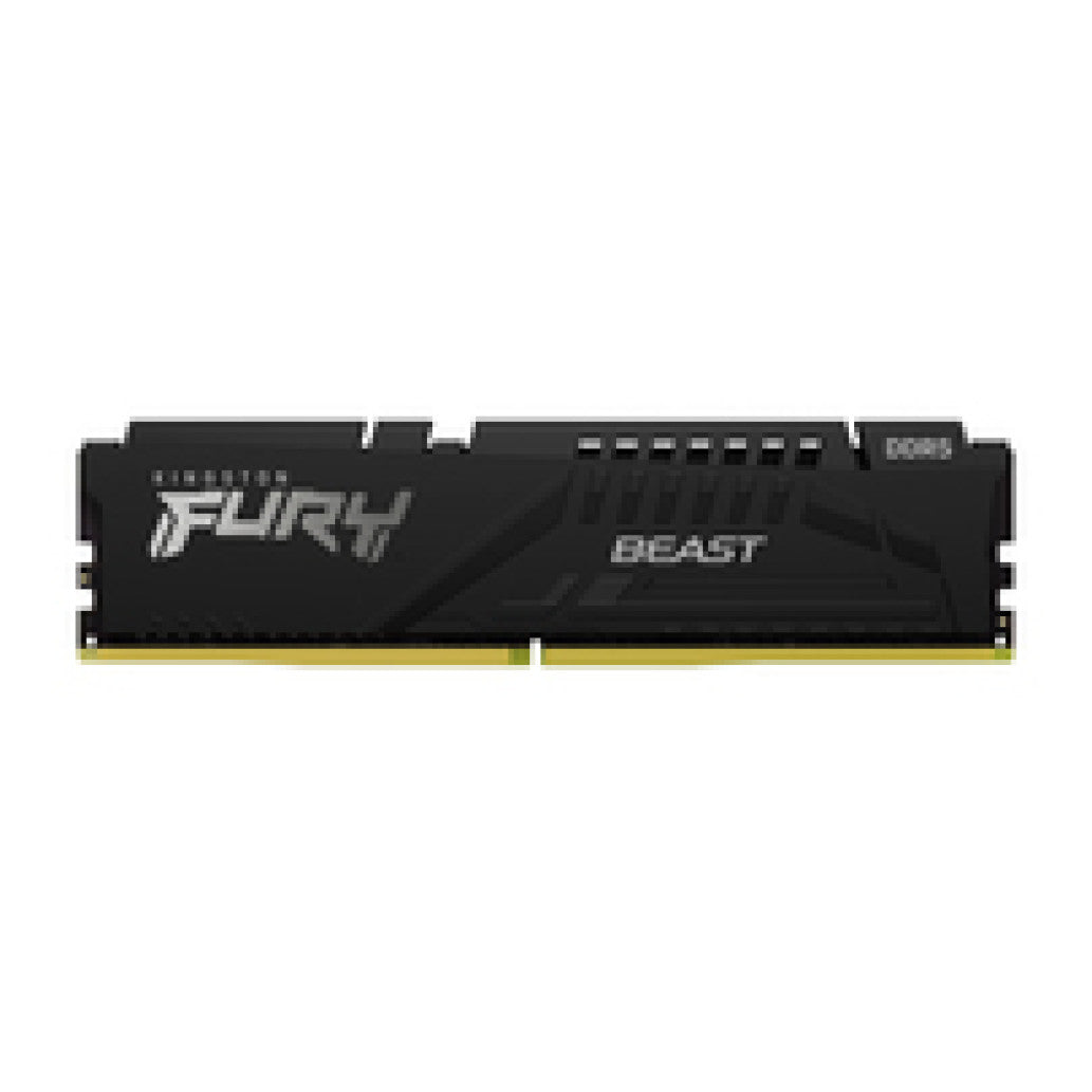 DDR5 32GB 5200MHz CL40 Single (1x32GB) Kingston Fury Beast XMP3.0 1,25V Fury črna (KF552C40BB-32)