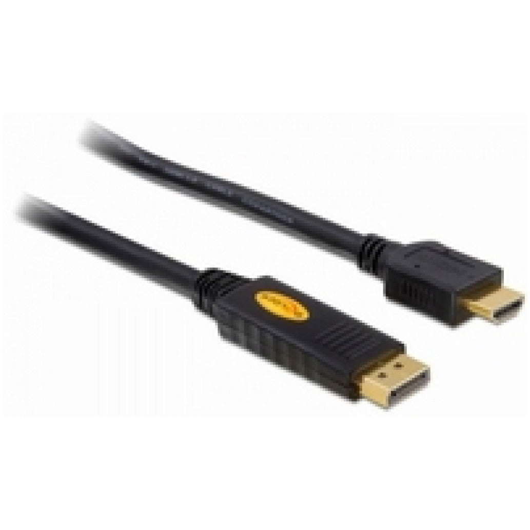 Kabel DisplayPort(m)=>HDMI(m) 5,00m 1920x1200/60Hz črn Delock (82586)