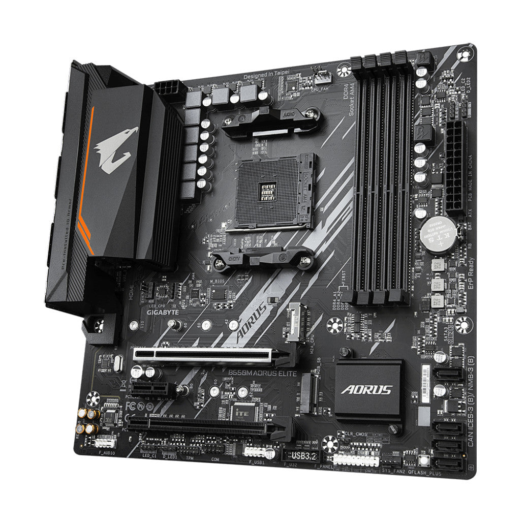 Osnovna plošča AM4 GigaByte B550M AORUS ELITE microATX DVI-D HDMI
