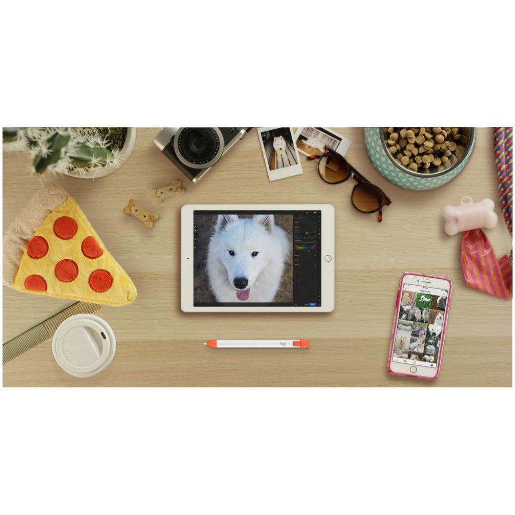 Pisalo Logitech Crayon - Digitalno brezžično Apple Lightning polnenje 7ur delovanja (914-000034)