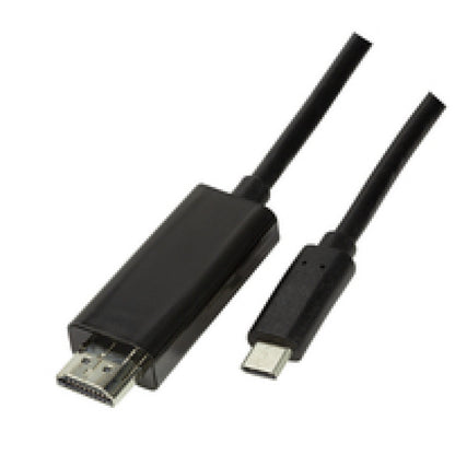 Kabel USB-C 3.2 Gen1 => HDMI 2.0 1,8m UHD 4K@60HZ črn Logilink (UA0329) Kabel USB-C