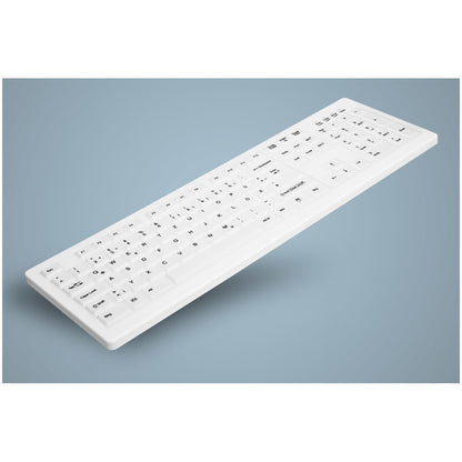 Tipkovnica brezžična Cherry AK-C8100 DE | bela (AK-C8100F-FUS-W/GE)