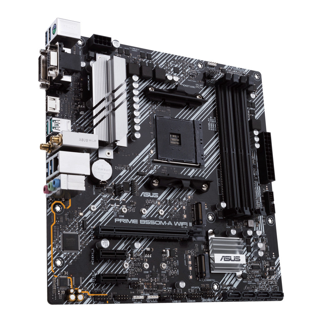 Osnovna plošča AM4 Asus B550M-A WI-FI II PRIME VGA DVI HDMI