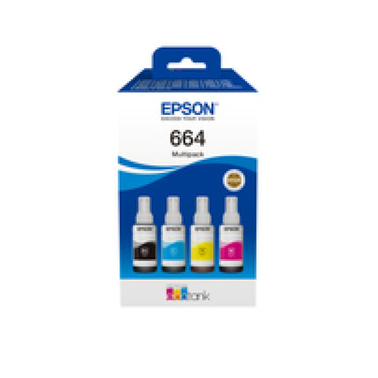 ČRNILO EPSON T 664 4x KOMPLET STEKLENIČKA 70 ML L100,L200,L210,L300... (C13T66464A)