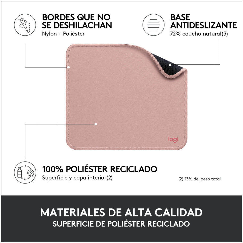 Podloga za miško Logitech Pad Studio Series, roza (956-000050)