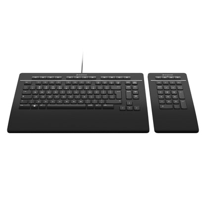Tipkovnica Žična 3Dconnexion Keyboard Pro US international | SLO gravura črna + NumPad (3DX-700092)