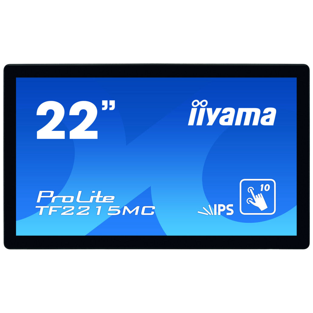 Monitor Touch 54,6 cm (21,5") Iiyama OpenFrame TF2215MC-B2 IPS 14ms VGA HDMI DisplayPort USB