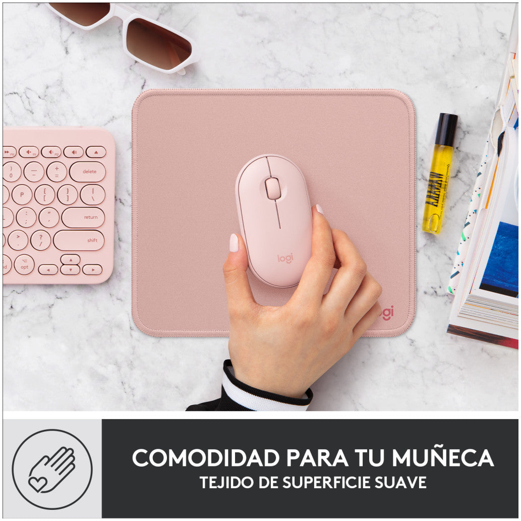 Podloga za miško Logitech Pad Studio Series, roza (956-000050)