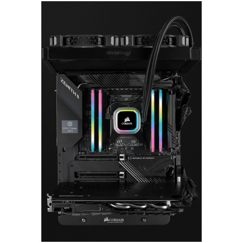 DDR4 32GB 3600MHz CL18 KIT (2x16GB) Corsair RGB Vengeance XMP2.0 1,35V Gaming črna (CMH32GX4M2Z3600C18)