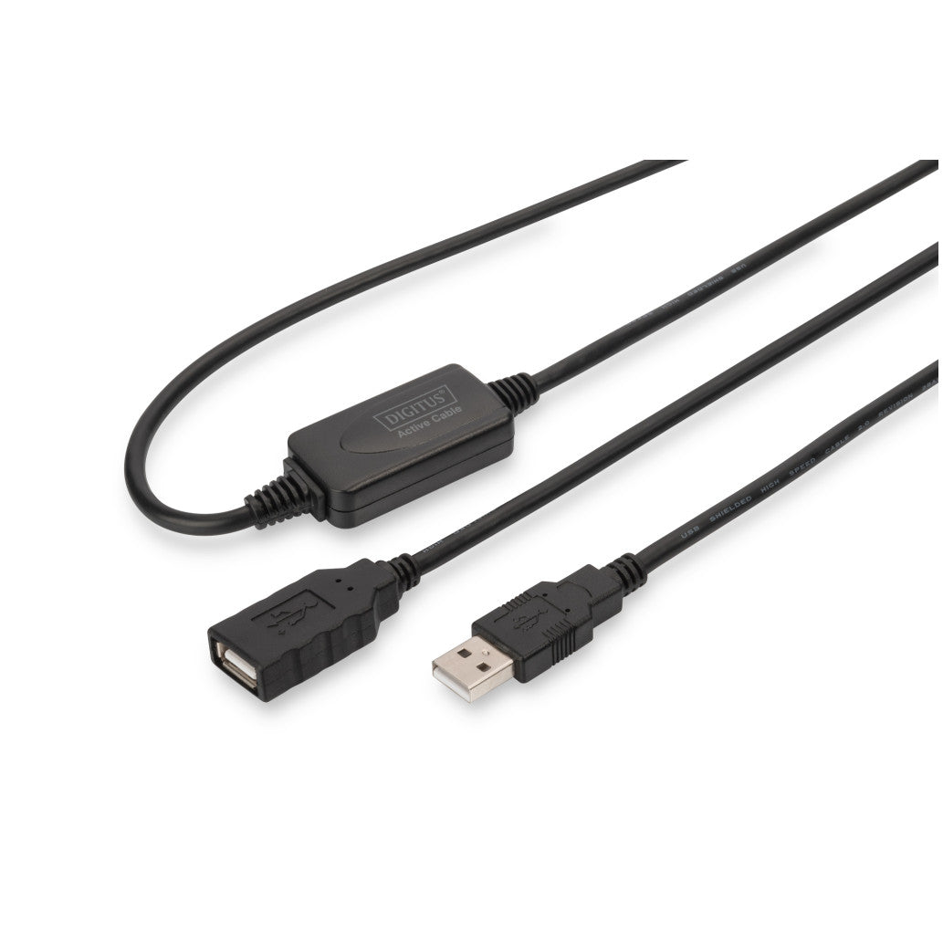 Kabel USB ojačevalnik s kablom 10,00m - aktivni Digitus DA-73100-1