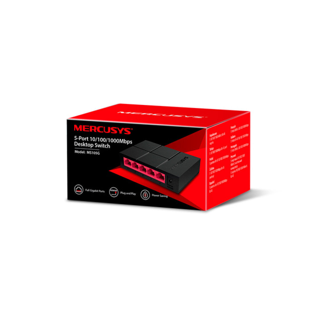 STIKALO 5-PORT MERCUSYS 100/1000 (MS105G)
