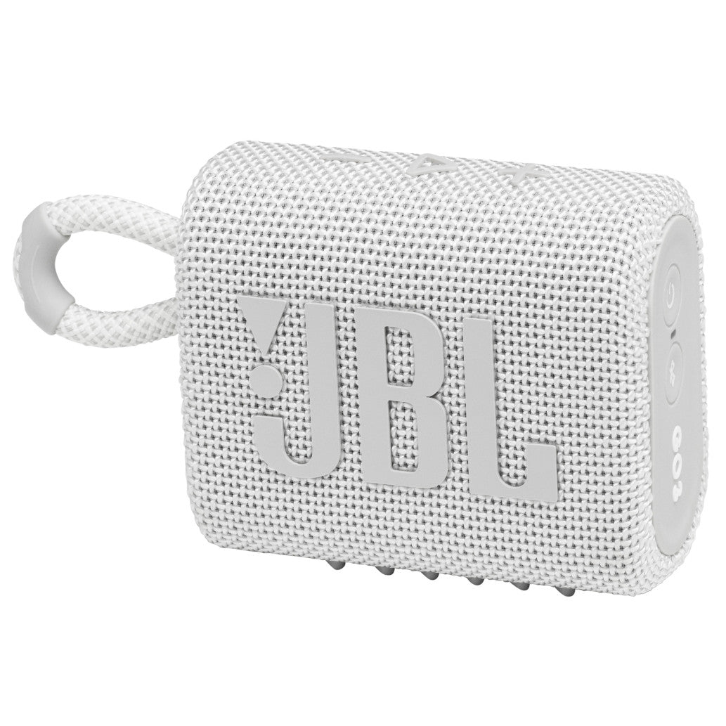 Zvočnik prenosni bluetooth JBL GO3 3W - 1.0 (bela)