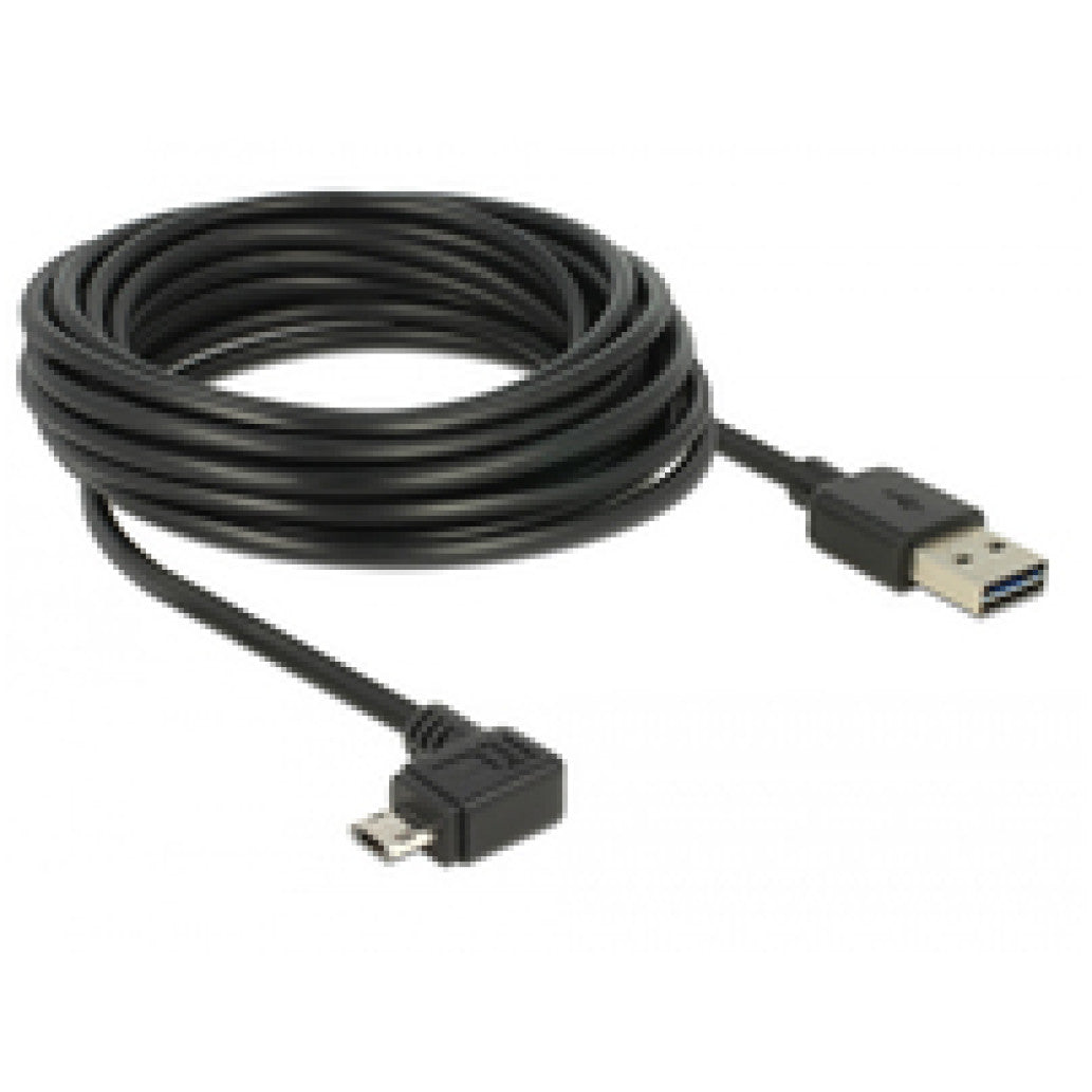 Kabel Delock USB-A => USB-B micro kotni EASY 5,0m obojestranski (85562)