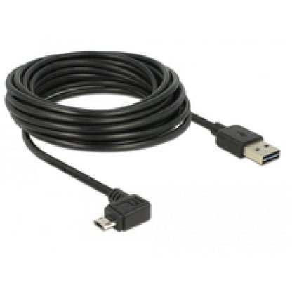 Kabel Delock USB-A => USB-B micro kotni EASY 5,0m obojestranski (85562)