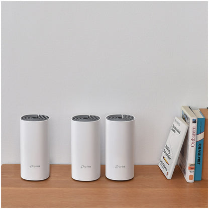 Usmerjevalnik brezžični mrežni sistem TP-Link Deco E4 WiFi5 802.11ac AC1200 867Mbit/s MESH MU-MIMO 2xLAN 2x notranja antena (Deco E4(3-pack))