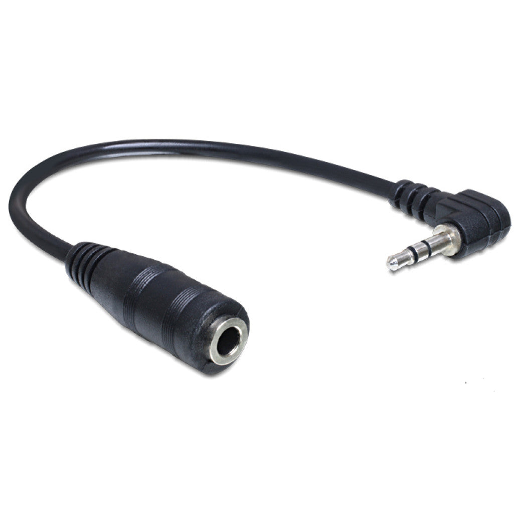 Kabel Audio 3,5mm Ž => 2,5mm M kotni 14cm Delock