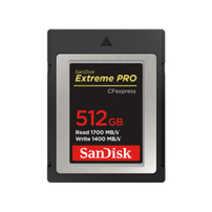 Spominska kartica CFexpress 512GB Sandisk Extreme Pro 1700MB/s/1400MB/s (SDCFE-512G-GN4NN)