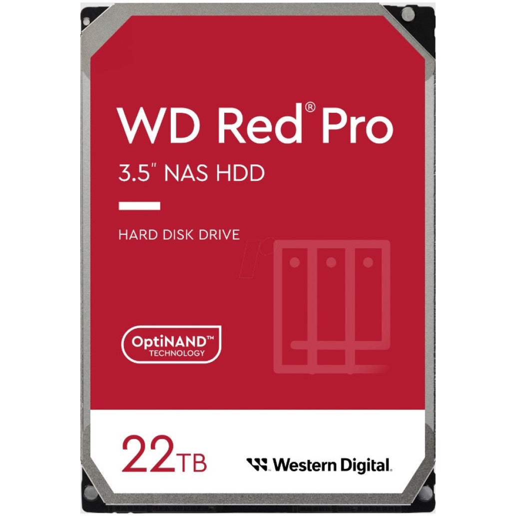 Trdi disk 3,5" 22TB SATA WD Red Pro 7200rpm 512MB (WD221KFGX)