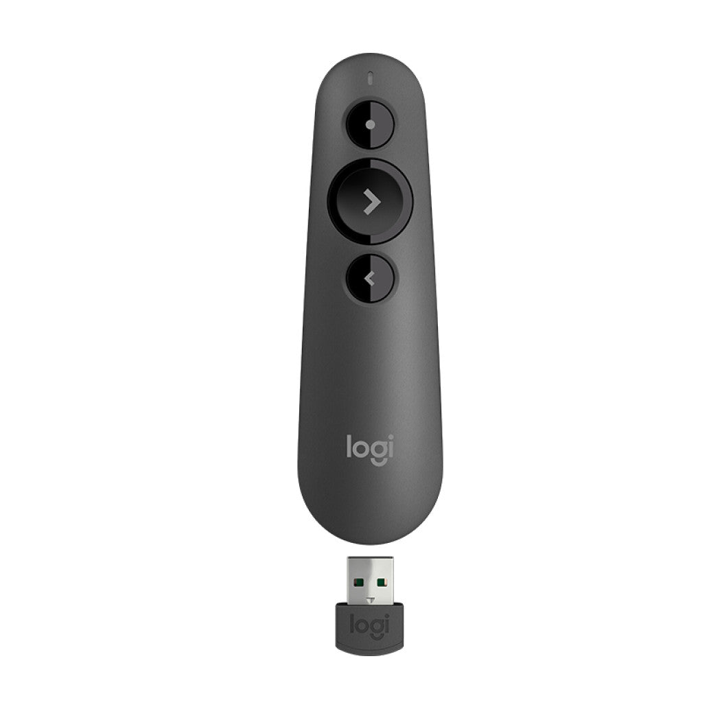 Presenter Logitech Brezžični R500S USB rdeči laser (910-005843)