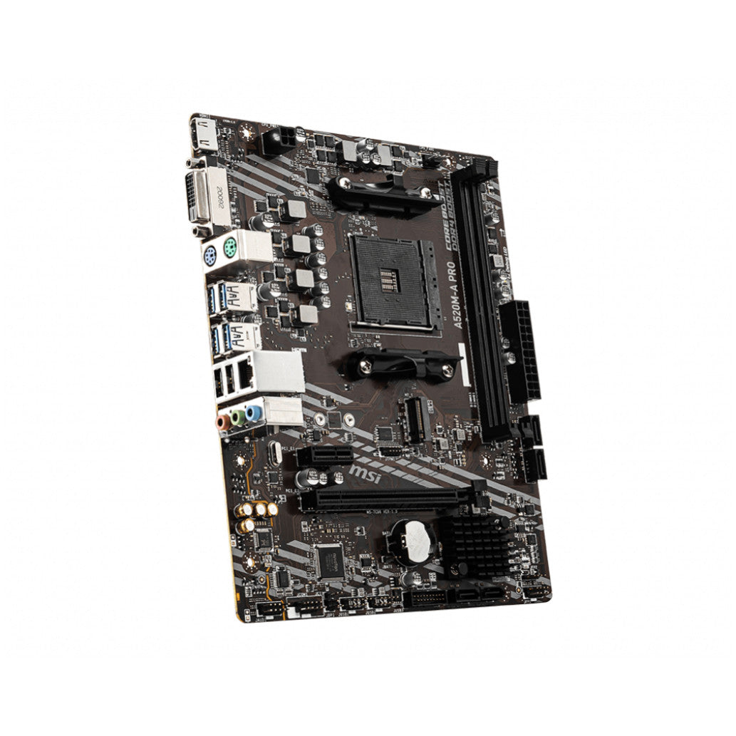 Osnovna plošča AM4 MSI A520M-A PRO DVI-D HDMI M.2 (7C96-001R)