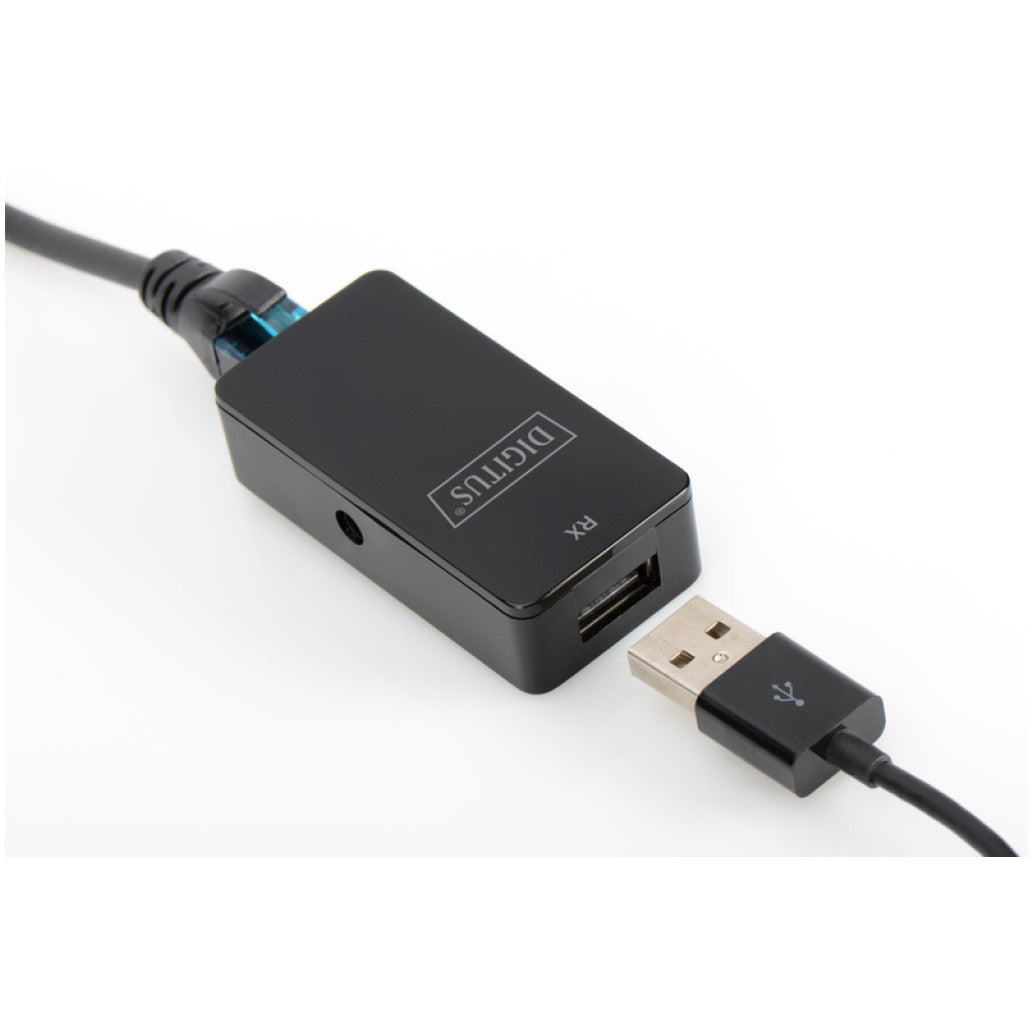 Podaljševalec signala - Line extender - LAN USB - do  50m Digitus (DA-70141)