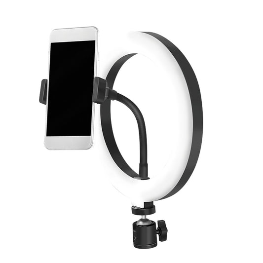 Selfie LED svetlobni obroč Logilink za pametni telefon- tripod ni vključen (AA0151)