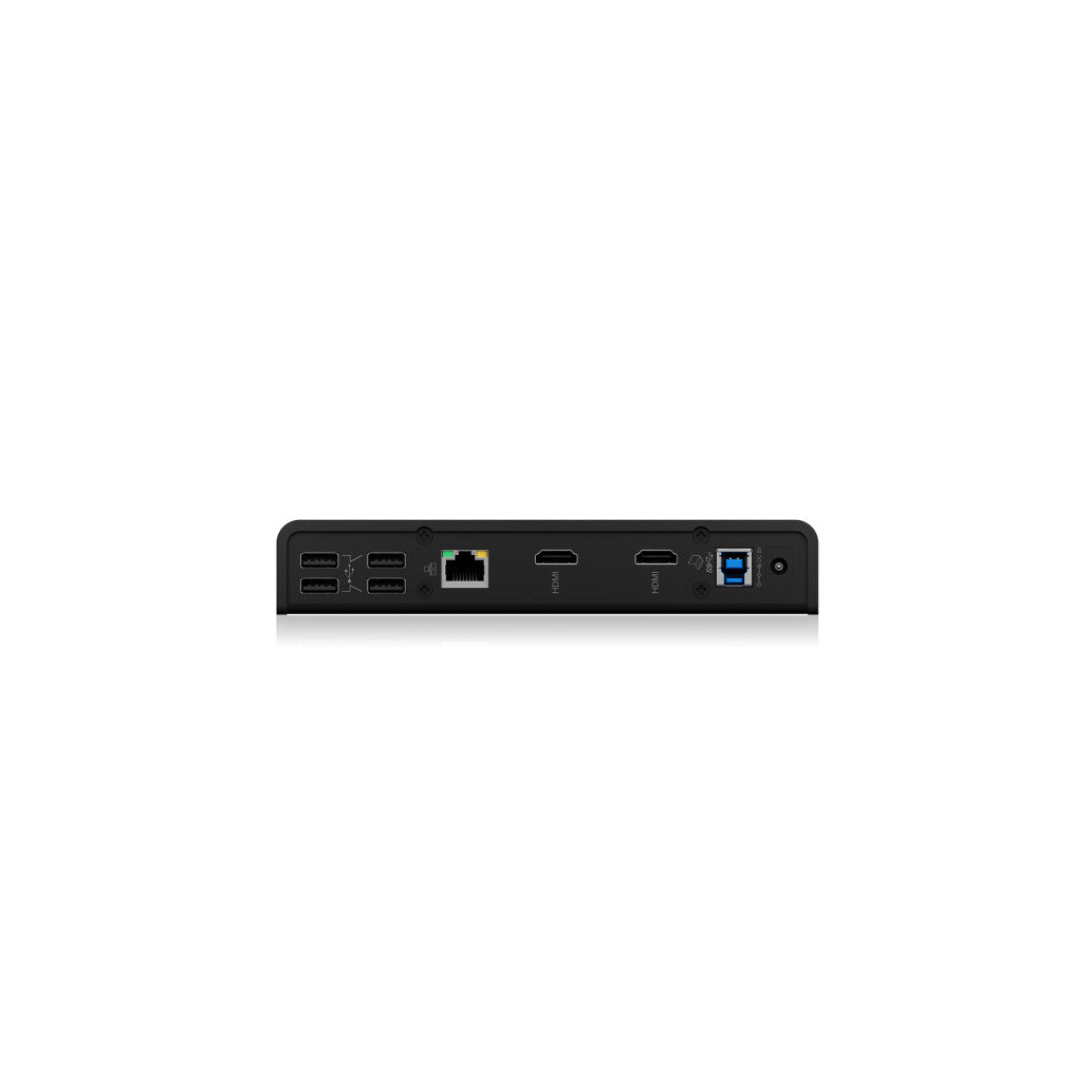 Priklopna postaja USB-C/A => 2x USB 3.0 tip A 4x USB 2.0 tip A 2x HDMI 1x RJ45 1x 3,5mm audio Icybox + napajlnik priložen (IB-DK2251AC)