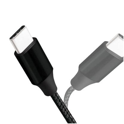 Kabel USB-C (m) => USB-A (m) 2.0 tekstil ovoj 1,0m 5V/3A 480MBs LogiLink črn (CU0140)