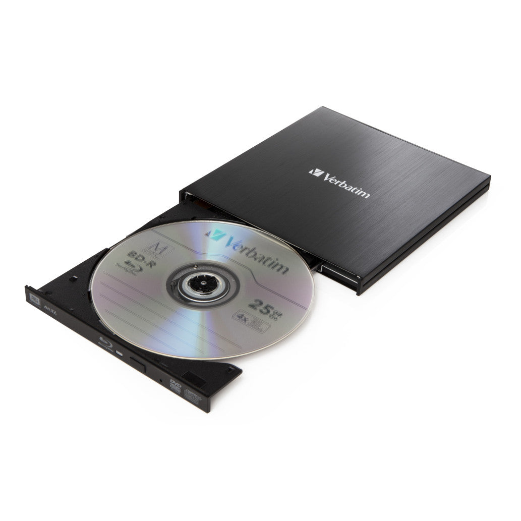 Blueray Externi zapisovalnik USB Verbatim Slimline (43890)