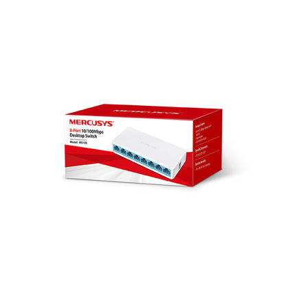 STIKALO 8-PORT MERCUSYS 10/100 (MS108)