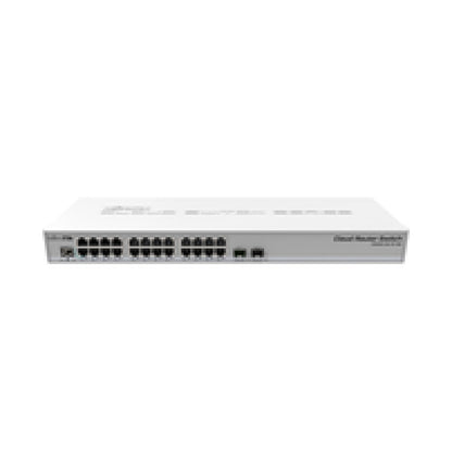 STIKALO 24-PORT 2xSFP Mikrotik Cloud 100/1000 Managed Rack (CRS326-24G-2S+RM)