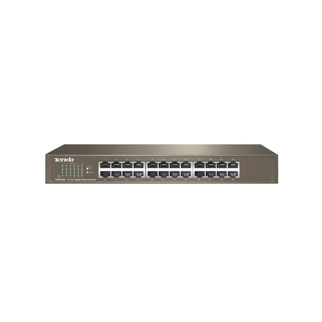 STIKALO 24-PORT Tenda 100/1000 Rack (TEG1024D)