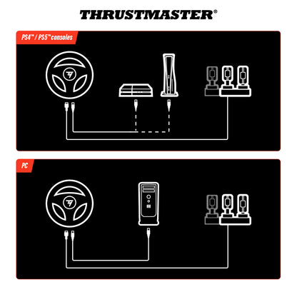 THRUSTMASTER T98-P FERRARI 296 GTB RACING WHEEL PC/PS5/PS4 DIRKALNI VOLAN