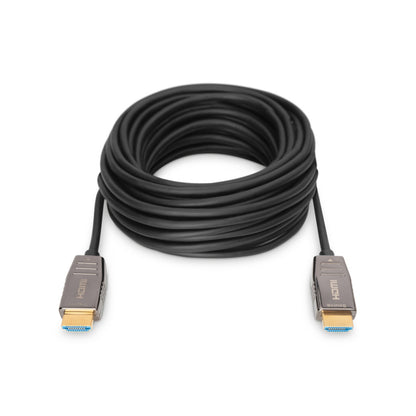 Kabel HDMI(m)=>HDMI(m) v2.1 10,00m UHD 8K/60Hz AOC hibridni optični črn Digitus (AK-330126-100-S)