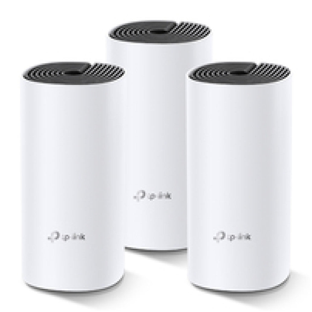 Usmerjevalnik brezžični mrežni sistem TP-Link Deco M4 AC1200 867Mb/s 2xRJ45 dualband MESH MU-MIMO 1xLAN 2x notranja antena 3 pack (TPLNC-DECOM4_3)