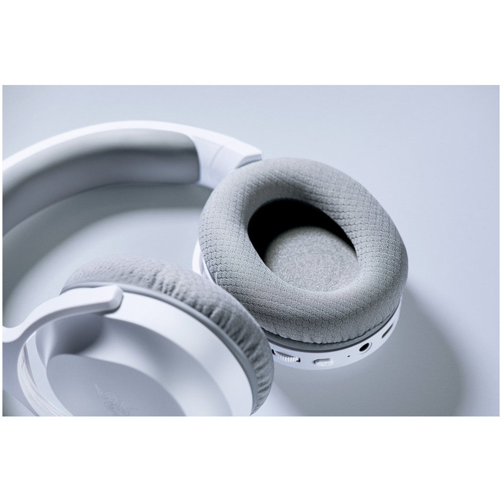 Slušalke brezžične naglavne 2,4 GHz stereo Razer Barracuda X Wireless Mercury (2022) - bele (RZ04-04430200-R3M1)