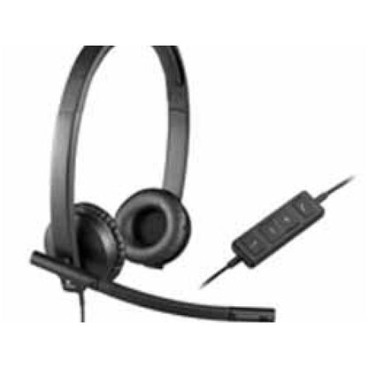 Slušalke Logitech USB H570e stereo z mikrofonom (981-000575)